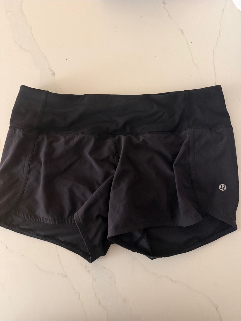 lululemon athletica Black Women's Running Shorts